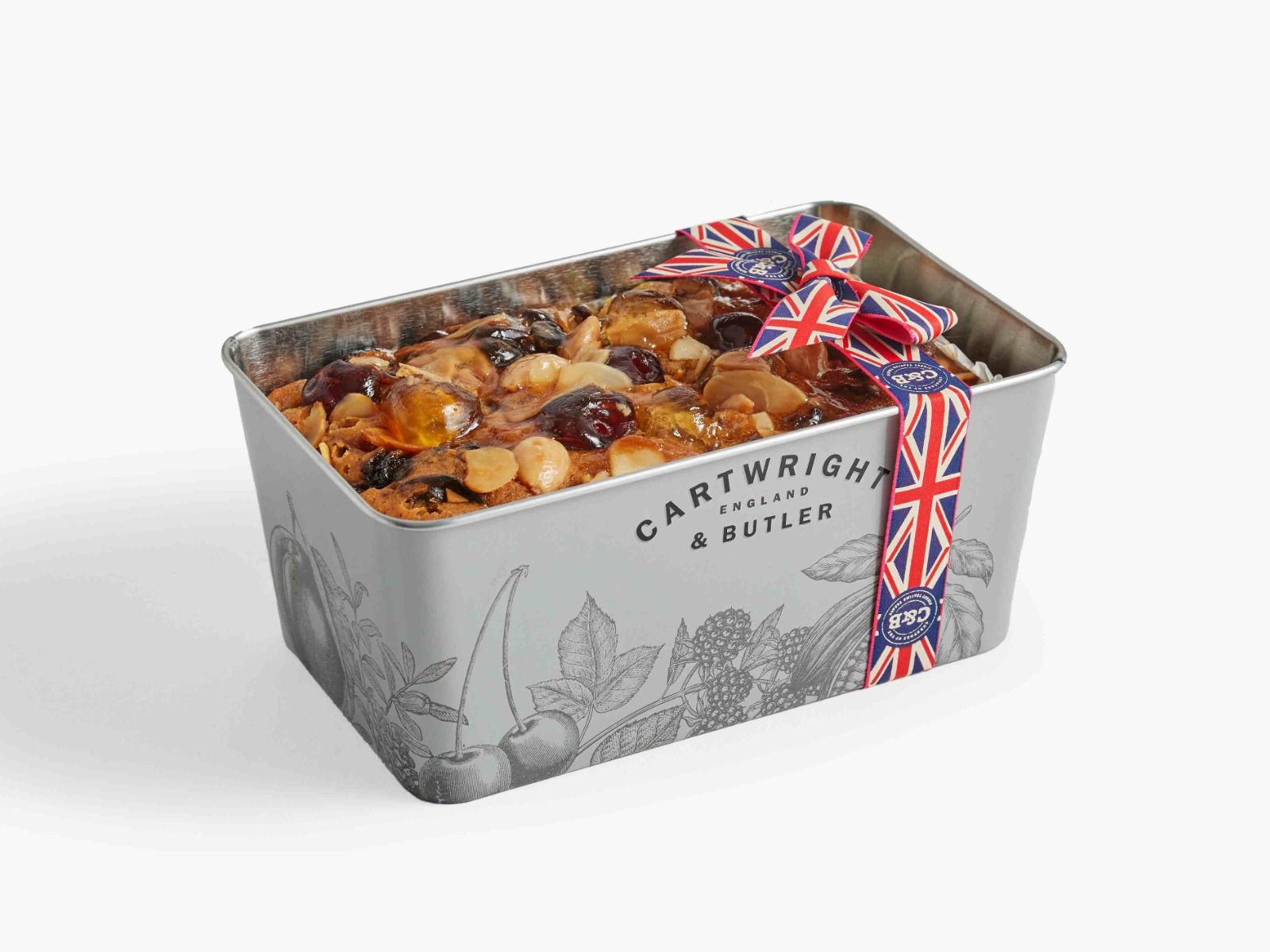 Great British Collection - Cherry & Almond Loaf Cake In Tin