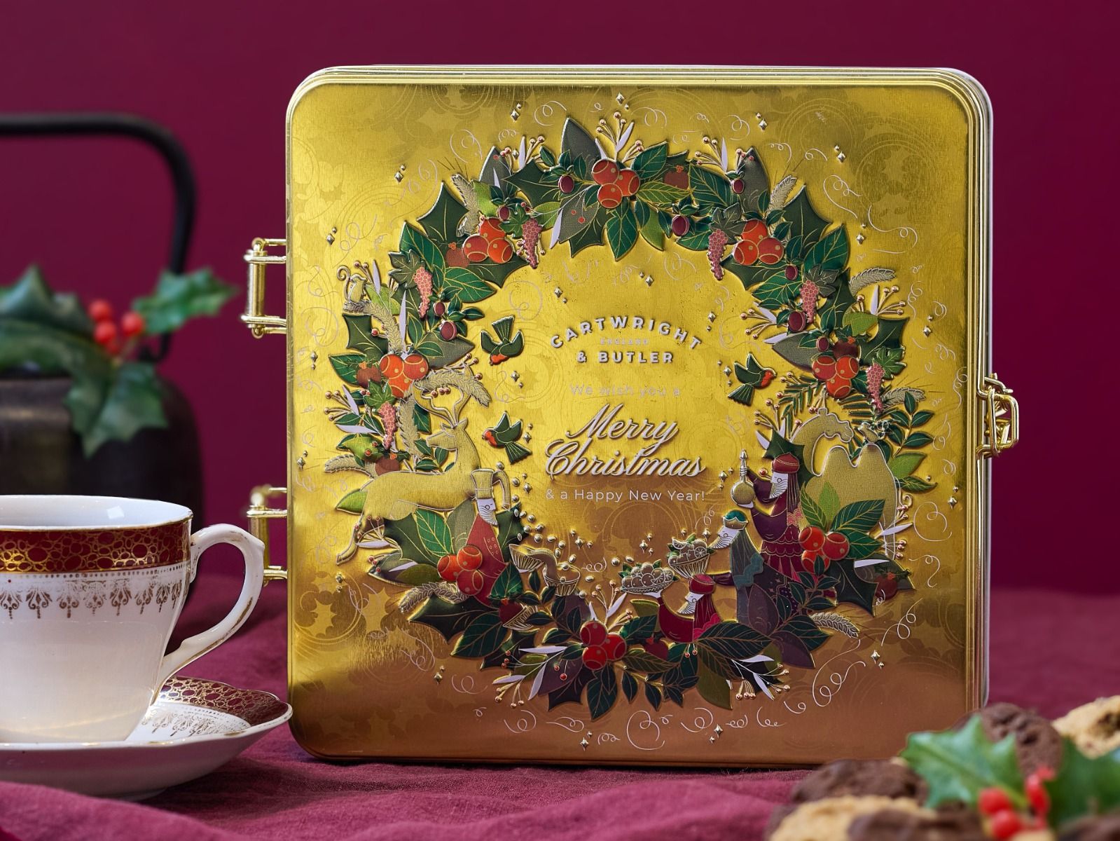 Merry Christmas Teatime Selection Tin