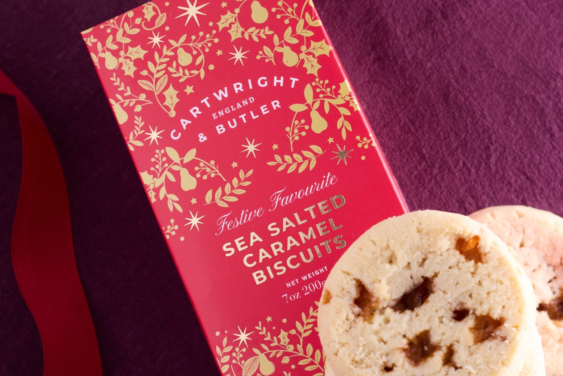 12 Days of Christmas - Salted Caramel Biscuits in Carton