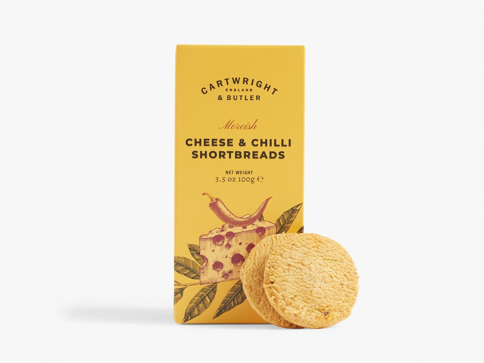 Cheese & Chilli Shortbreads in Carton