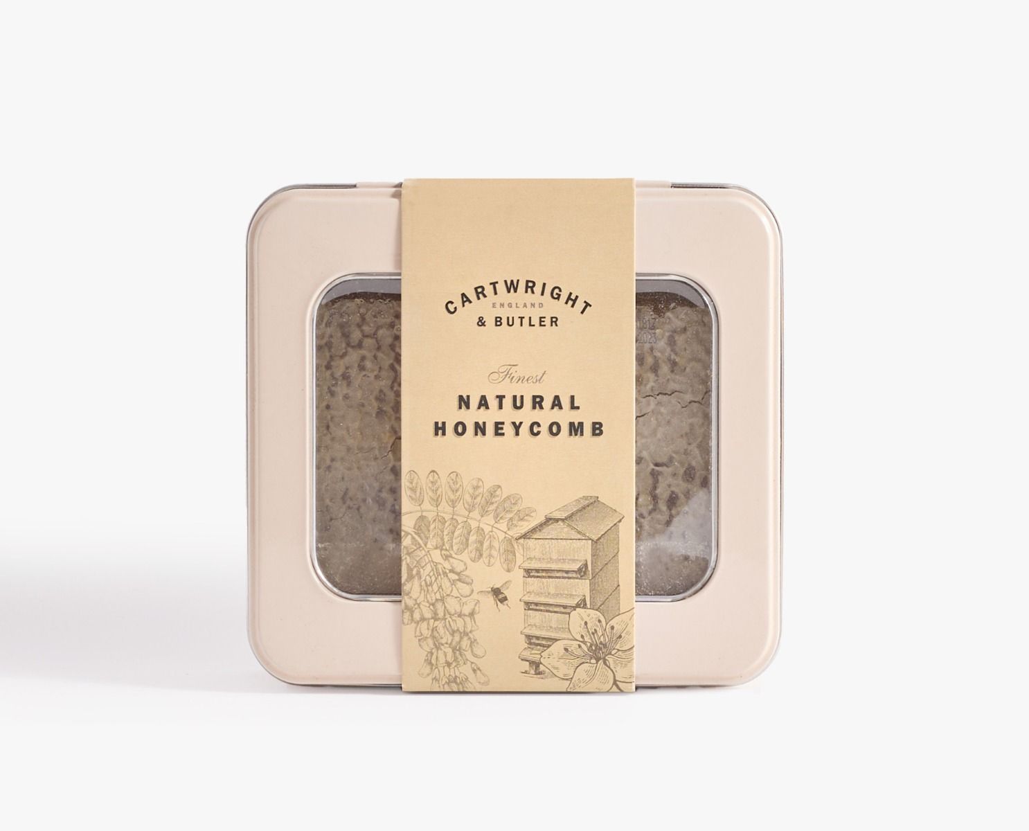 Natural Honeycomb in window tin